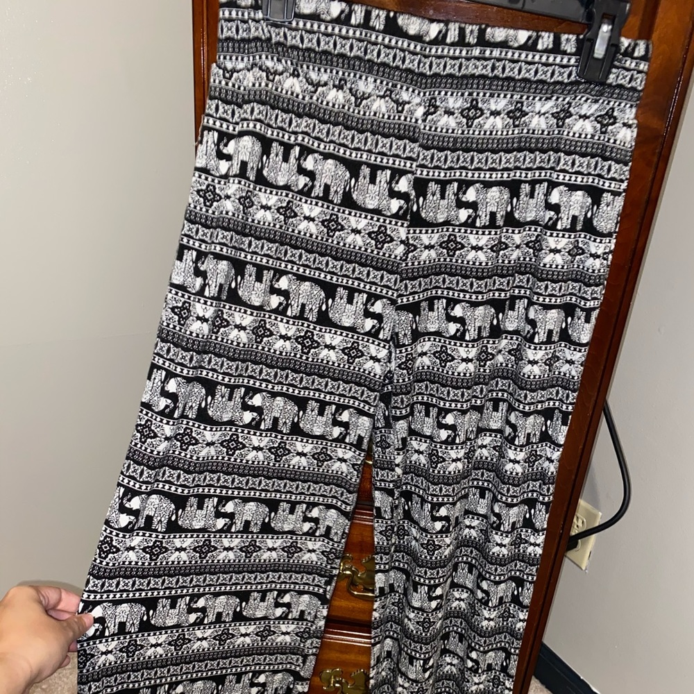 Elephant print pants